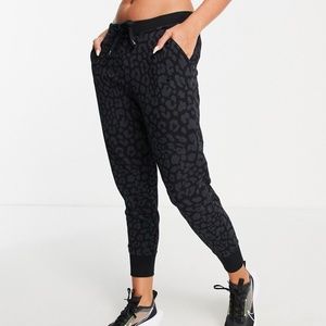 leopard print nike sweatpants size M